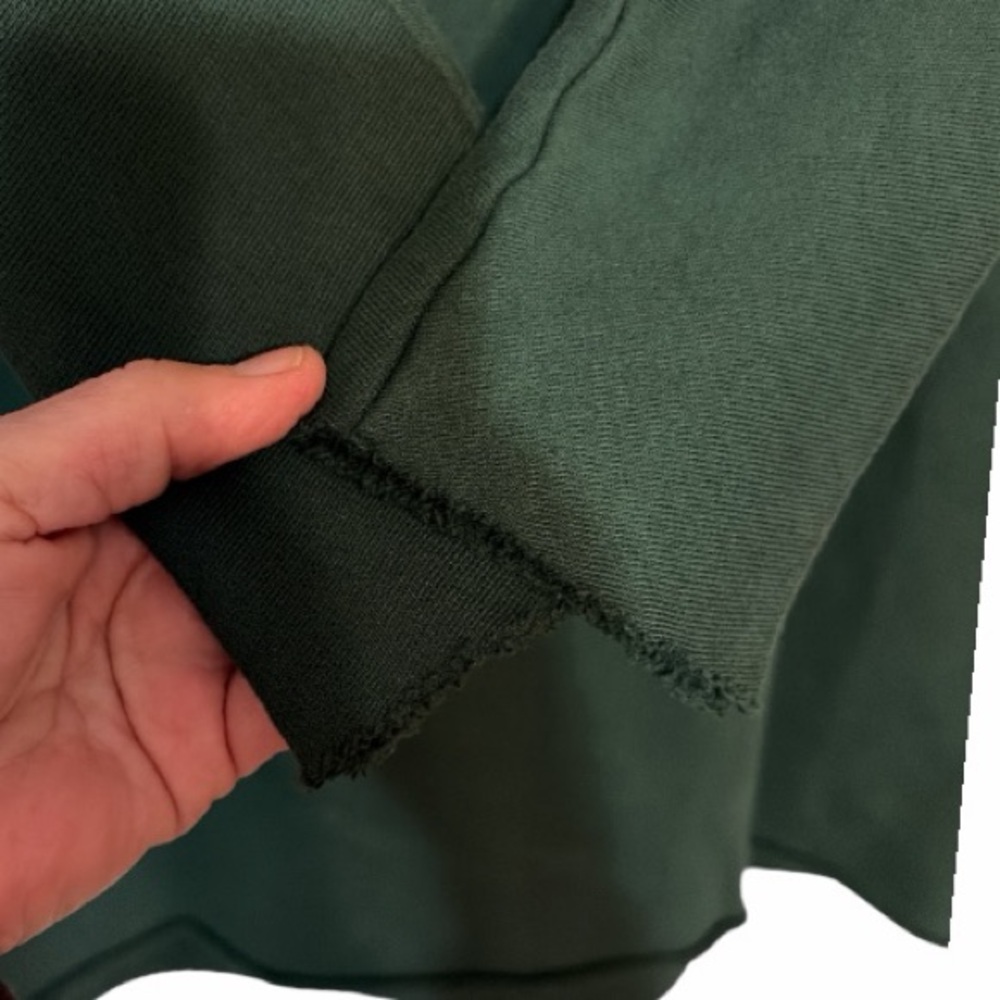 FRANK & EILEEN IZZIE Sweatshirt Party Dress Green - Picture 5 of 8